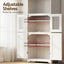 Artiss 2x Buffet Sideboard Cabinet Pantry Kitchen Bathroom Storage Cupboard