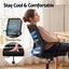 Artiss 2x Ergonomic Office Chair Mesh Mid Back Home Office Desk Chairs with Lumbar Support Black