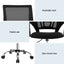 Artiss 2x Mesh Office Chair Mid Back Black