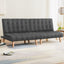 Artiss 2x Sofa Bed Couch Single Seater Fabric Grey
