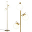 Artiss 3-Light Tree Floor Lamp 165cm Tall Standing Light with Sphere Glass Shades for Modern Homes