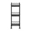 Artiss 3-Tier Shelving Unit Adjustable Garage Storage Kitchen Rack With Wheels
