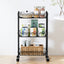 Artiss 3-Tier Shelving Unit Adjustable Garage Storage Kitchen Rack With Wheels