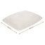 Artiss 3 in 1 Bean Bag Chair Cover (No Filler) Convertible Bean Bag for Adults, Corduroy Stuffed Animal Storage Bean Bag Cover Washable for Living Room Bedroom, Beige