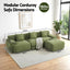 Artiss 300cm Modular Sofa Bed Comfort L-Shaped Sectional Boneless Couch Green