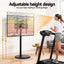 Artiss 32-55 Inch Mobile TV Stand with Wheels Height & Tilt Adjustable Floor Mount
