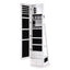 Artiss 360° Rotating Jewelry Cabinet Full Length Mirror, White