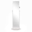 Artiss 360° Rotating Jewelry Cabinet Full Length Mirror, White