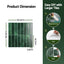Artiss 3D Peel and Stick Wall Tiles Self Adhesive LinearGrid Backsplash 10 Sheets, Green