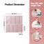 Artiss 3D Peel and Stick Wall Tiles Self Adhesive LinearGrid Backsplash 10 Sheets, Pink