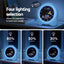 Artiss 3.8" Digital Day Clock Calendar Alarm LCD Display Blue