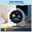 Artiss 3.8" Digital Day Clock Calendar Alarm LCD Display White