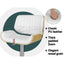 Artiss 3x Bar Stools Counter Chairs Adjustable Swivel PU Leather Galina White
