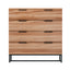 Artiss 4 Chest of Drawers Tallboy - NOCHE Rust Wood