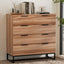 Artiss 4 Chest of Drawers Tallboy - NOCHE Rust Wood