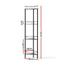 Artiss 4 Tier Floor Standing Corner Shower Caddy Bathroom Organizer Black