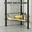 Artiss 4 Tier Floor Standing Corner Shower Caddy Bathroom Organizer Black