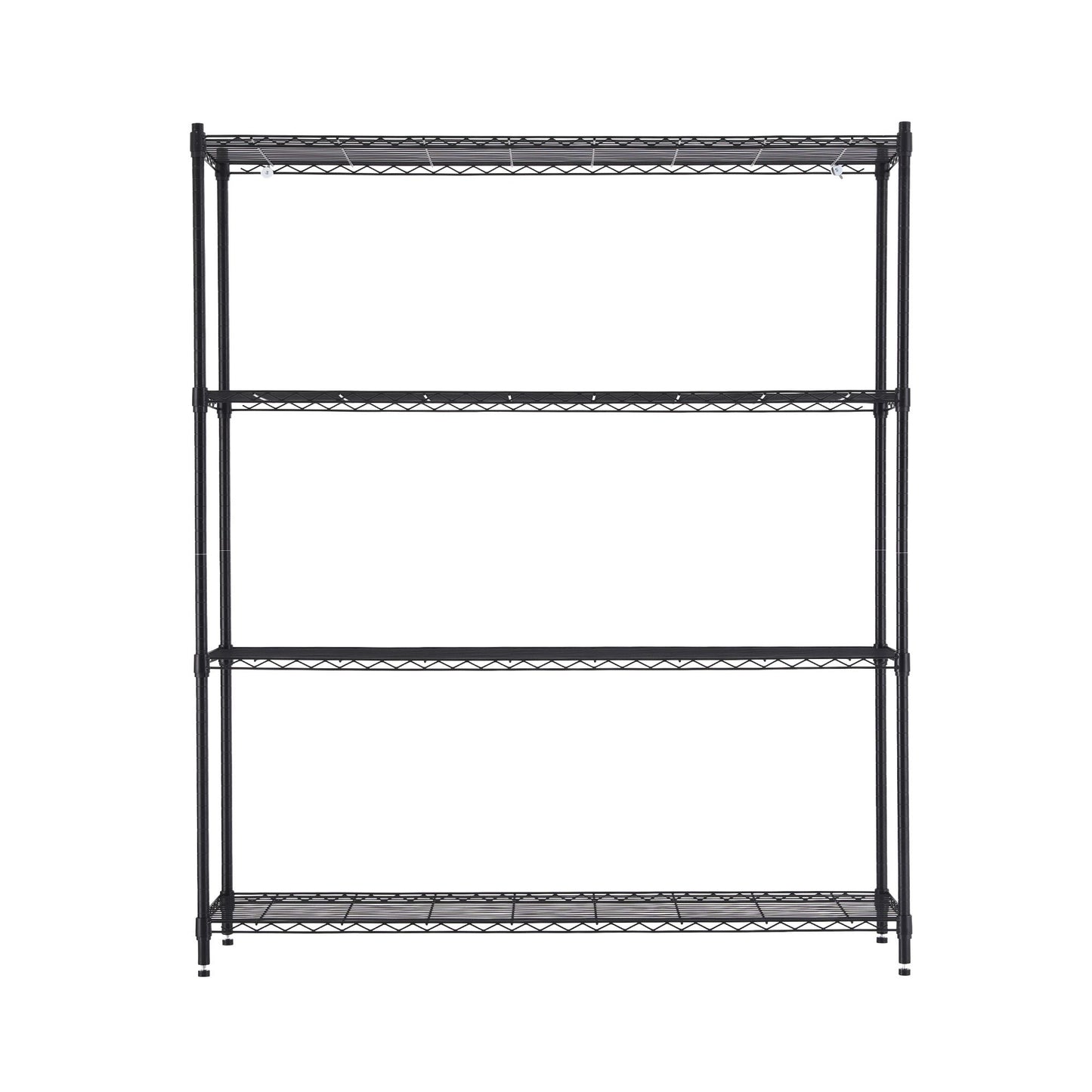 Artiss 4-Tier Kitchen Rack Shelf with Wheels Shelving 152x45x187CM Adjustable Metal Storage Shelves