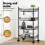 Artiss 4-Tier Shelving Unit Adjustable Garage Storage Kitchen Rack With Wheels