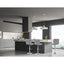 Artiss 4x Bar Stools Fabric Gas Lift Grey