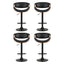 Artiss 4x Bar Stools Gas Lift Leather w/Armrest