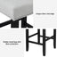 Artiss 4x Bar Stools Kitchen Dining Chairs Counter Fabric Stool Wooden Ada Grey