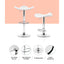 Artiss 4x Bar Stools Leather Gas Lift Chair White