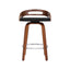 Artiss 4x Bar Stools Swivel Dining Chairs Low Back Counter Seat PU Cushion