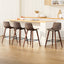 Artiss 4x Bar Stools Vintage Leather Wooden