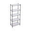 Artiss 5-Tier Kitchen Rack Shelf Shelving Unit 55x30x150CM Adjustable Metal Storage Shelves Black