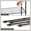 Artiss 5-Tier Kitchen Rack Shelf Shelving Unit 55x30x150CM Adjustable Metal Storage Shelves Black