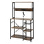 Artiss 5-Tier Kitchen Rack with Power Outlets 90CMX153CM Microwave Storage Shelf