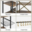 Artiss 5-Tier Kitchen Rack with Power Outlets 90CMX153CM Microwave Storage Shelf