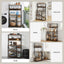 Artiss 5-Tier Kitchen Rack with Power Outlets 90CMX153CM Microwave Storage Shelf