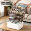 Artiss 5 Tier Portable Storage Box Detachable with Handles Plastic Clear