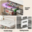 Artiss 5 Tier Portable Storage Box Detachable with Handles Plastic Clear