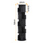 Artiss 5 Tiers Bookshelf Swivel Bookcase Display Shelves Stand Round Black
