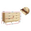 Artiss 6 Chest of Drawers - BRIONY Oak
