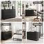 Artiss 6 Chest of Drawers Lowboy Black
