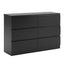 Artiss 6 Chest of Drawers Lowboy Black