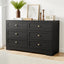 Artiss 6 Chest of Drawers Tallboy Cabinet - LEIF Black