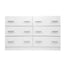 Artiss 6 Chest of Drawers - VEDA White
