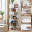 Artiss 7 Tier 360° Rotating Shoe Rack Storage Display Shelf White