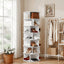 Artiss 7 Tier 360° Rotating Shoe Rack Storage Display Shelf White