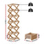 Artiss 7 Tier Bamboo Foldable Shoe Rack Organizer Entryway