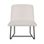 Artiss Accent Chair Armchair Cross Leg Beige