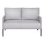 Artiss Armchair 2-Seater Sofa Pillow Linen Grey