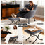 Artiss Armchair Accent Chair Ottoman Lounge Footrest Velvet Grey