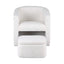 Artiss Armchair Accent Chair w/Ottoman Lounge Footrest Storage Boucle White