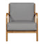Artiss Armchair Fabric Light Grey